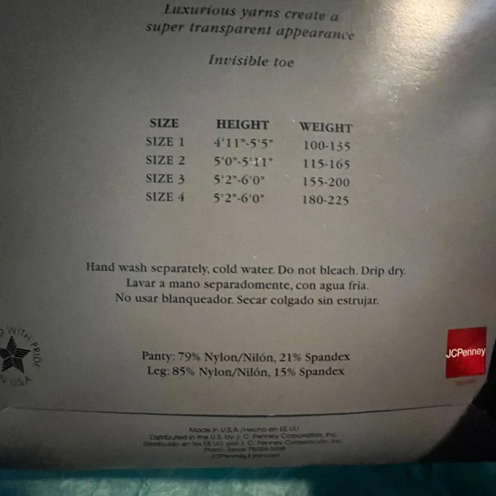 Worthington Hi-Cut Shaper Pantyhose Nude Size 1 Extra Firm Control Top Sheer Leg